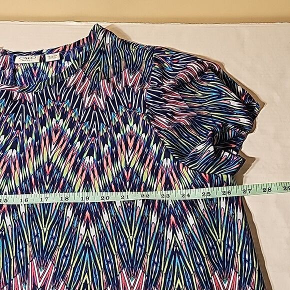 Multi colored pullover top by Cato size 22/24 - Picture 6 of 10